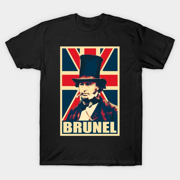 Isambard Kingdom Brunel T-Shirt by Nerd_art